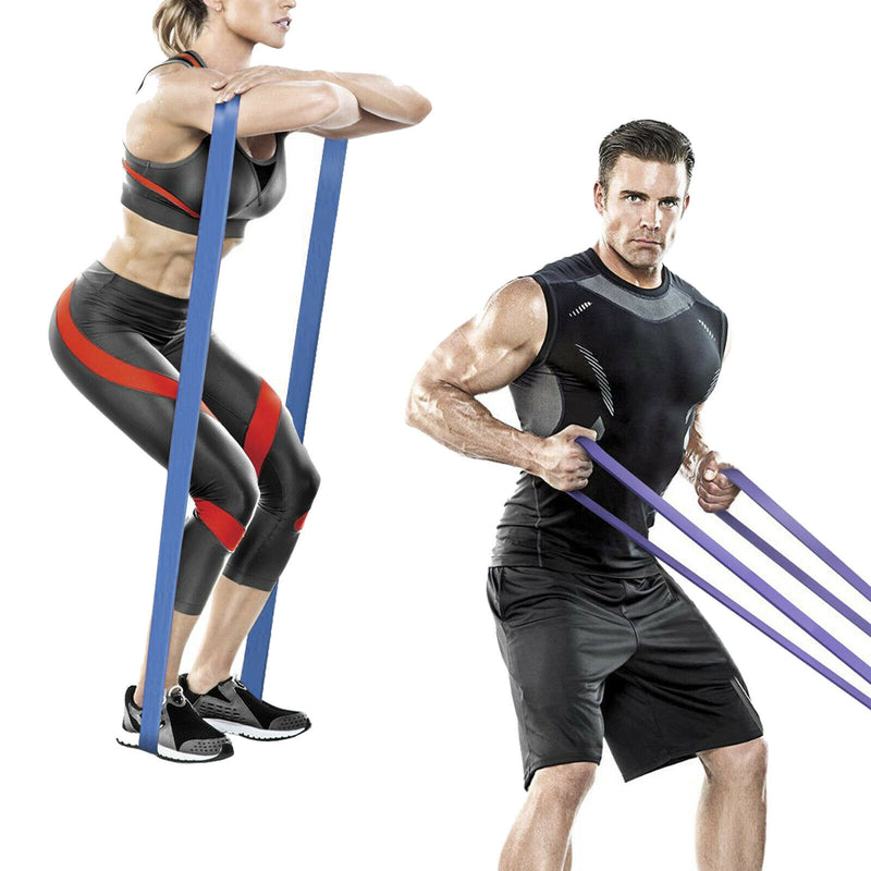 Resistance Exercise Bands for Body Stretching, Powerlifting, Resistance Training