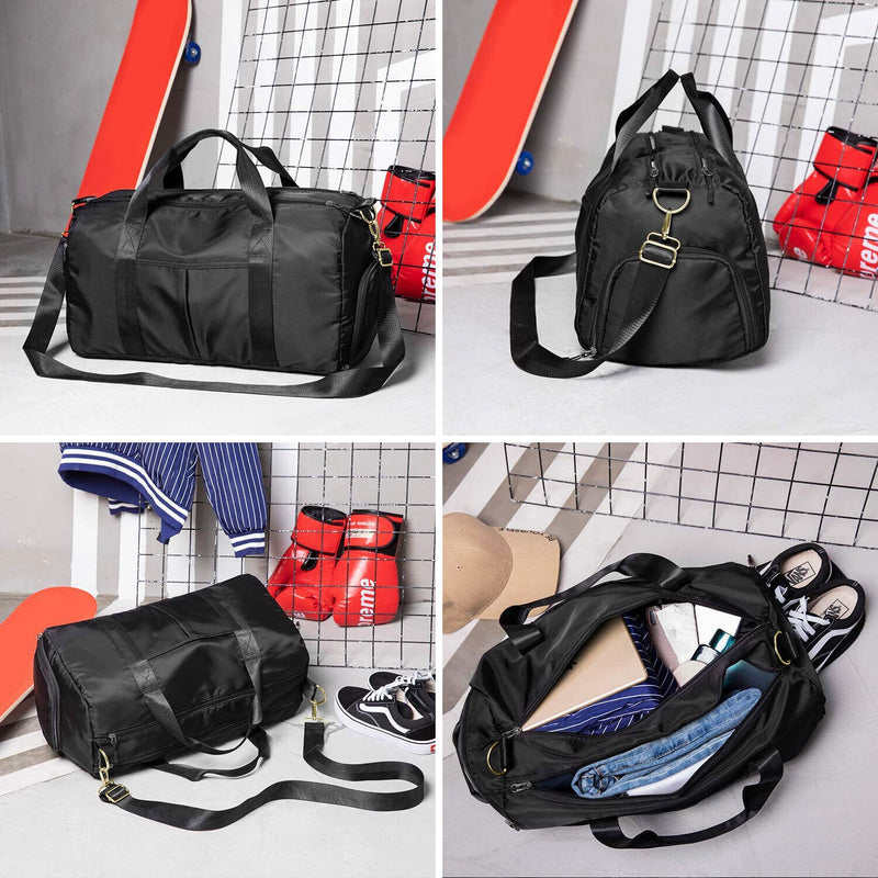 Men Gym Sports Duffle Bag with Large Capacity & Multi Compartment & Lightweight