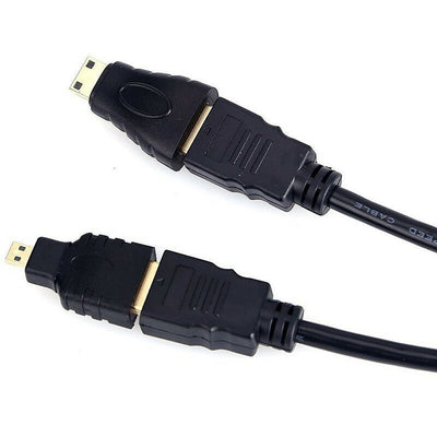 3 in 1 HD HDMI to HDMI Cable + Micro HDMI Adaptor+ Mini HDMI adapter NEW K