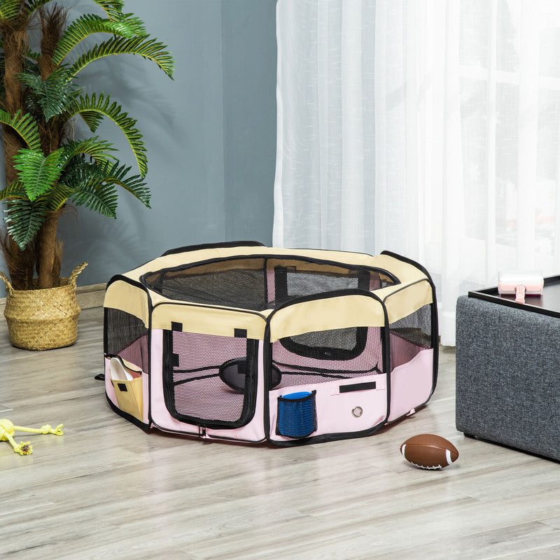 35.5" Pet Play Pen Playpen Dog Crate Puppy Cat Fence Foldable Kennel New
