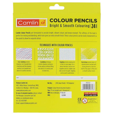 Water Coloured Pencils 24Colours for Artists Water colour Pencil for School Kids