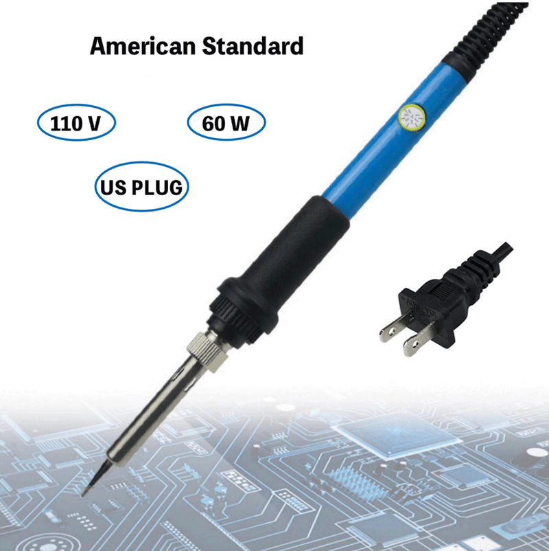 Soldering Iron Electric Gun Adjustable Temperature 60W Welding Solder Wire Kit