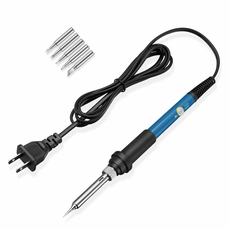 Soldering Iron Electric Gun Adjustable Temperature 60W Welding Solder Wire Kit