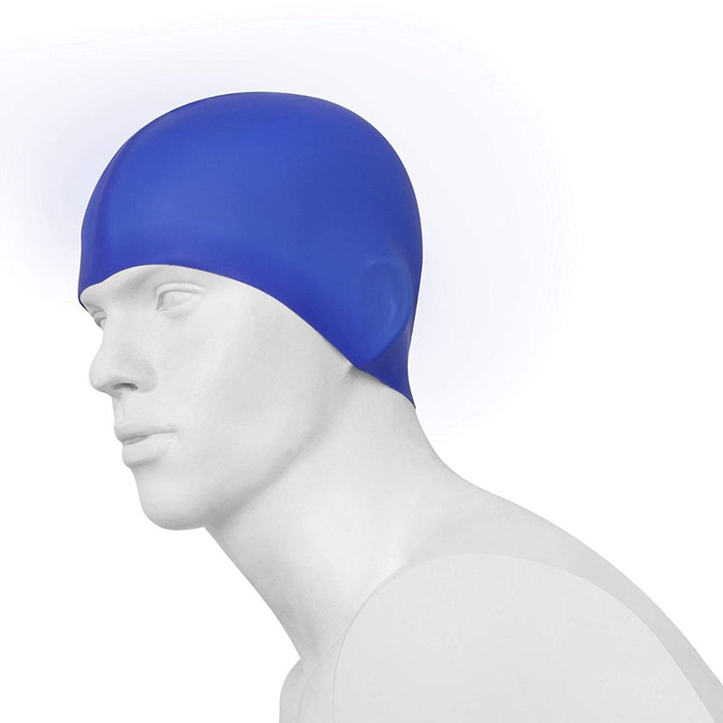 Silicone Bathing Swimming Cap Flexible Lightweight Hat For Keep Hair DryCA