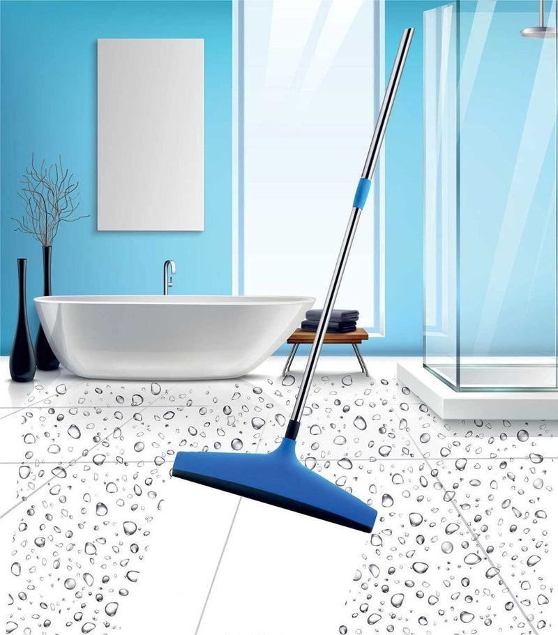 Water Removal Rubber Wiper Window Kitchen Bathroom Floor Cleaning Tool