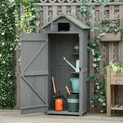 Garden Shed Storage House Water-resistant All-weather Cover -Grey