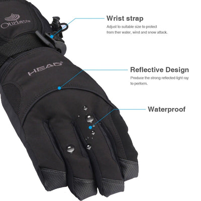 Comfortable Warm Heated Skiing & Snowboard Gloves for Winter Outdoor Activities