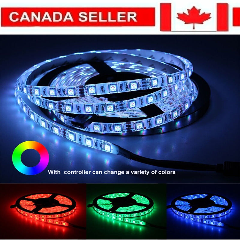 Ribbon Light Tape Set 15M/49ft 5050 LED Strip DC12V RGB / RGBW / RGBWW Flexible