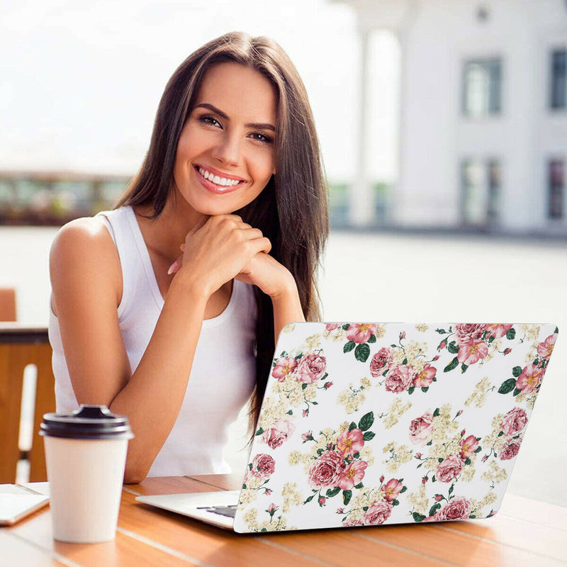 MacBook Pro 13 2020 A2289/A2251 Plastic Floral Pattern Hard Case Shell for Women