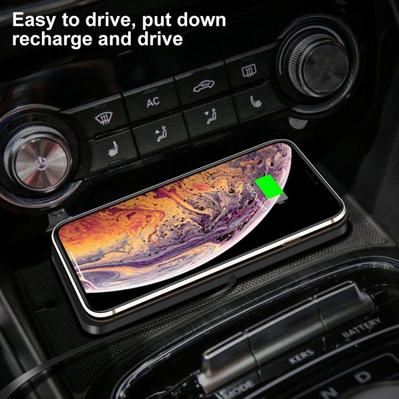 QI 15W Wireless Fast Charging Car Phone Charger Pad Mat For Samsung NEW K