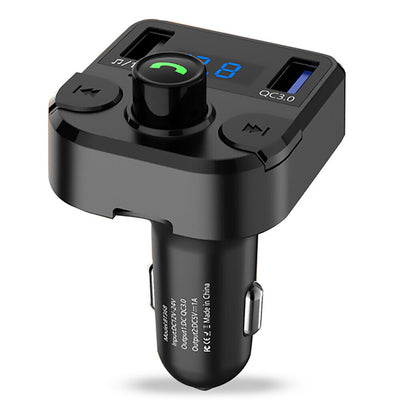 Bluetooth Music Player FM Transmitter w/ Hands-Free Calling& 2 USB Ports Charger