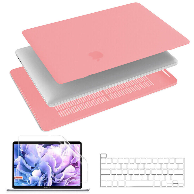 3 IN 1 Rubberized Shell+KB Cover+LCD Film for MacBook 13" A2338 M1, A2289, A2251