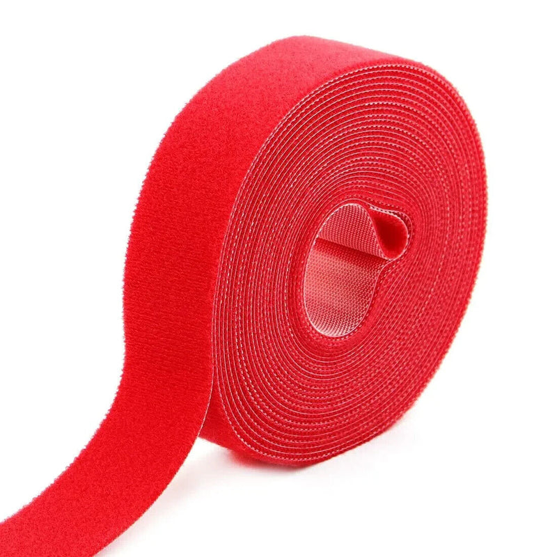 5Pack Reusable Fastening Tape Cable Ties Double Side Hook Roll Hook Straps