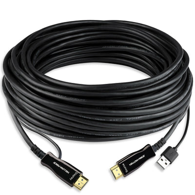 8K@120Hz Fiber Optic HDMI Cable-48Gbps Dynamic HDR4:4:4 3D eARC-15 25 30 50 66ft