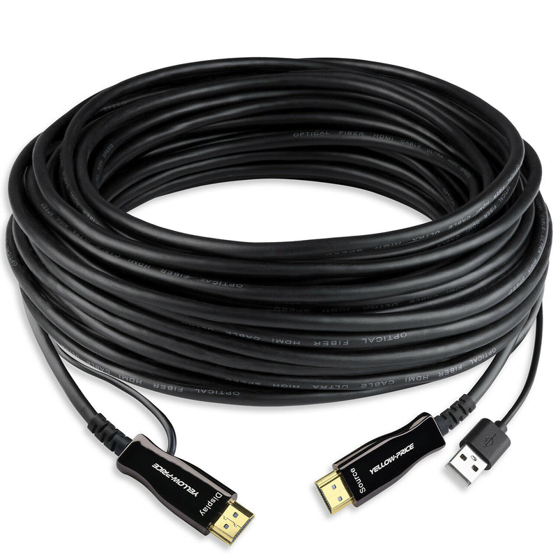 8K@120Hz Fiber Optic HDMI Cable-48Gbps Dynamic HDR4:4:4 3D eARC-15 25 30 50 66ft