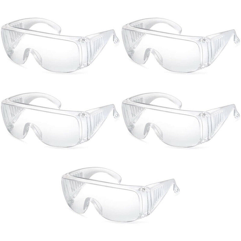 Safety Glasses with Clear Anti Fog, Scratch Resistant, UV Protection, OTG Lenses