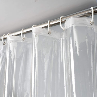 Clear Magnetic Bathroom Shower Curtain Liner Clear Waterproof Bath Accessories