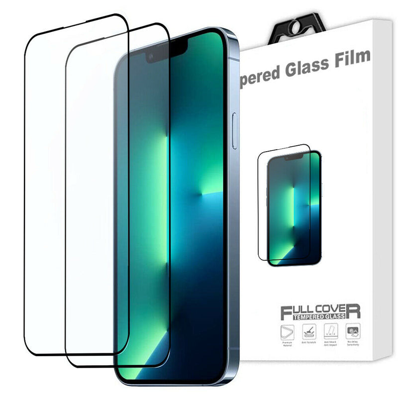 2PACK 3D HD Tempered Glass Film, No Bubbles at The Edges for iPhone 13 Pro 6.1"