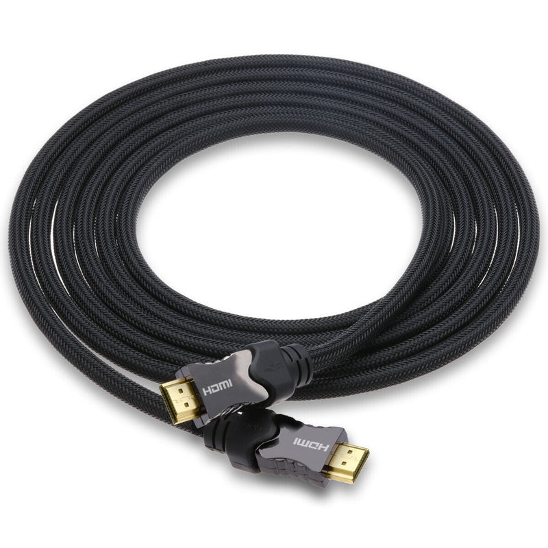 YELLOWPRICE HDMI 2.1 8k 4k Braided Cable - 120Hz 60Hz HDCP 2.2 eARC 3D, 10FT/3M