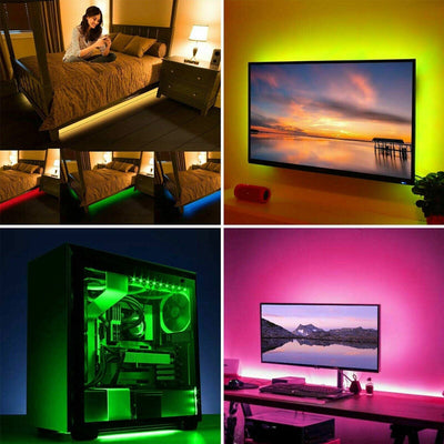 Led Strip Lights 6.56ft for 40-60in TV, PANGTON VILLA USB LED TV Backlight Kit