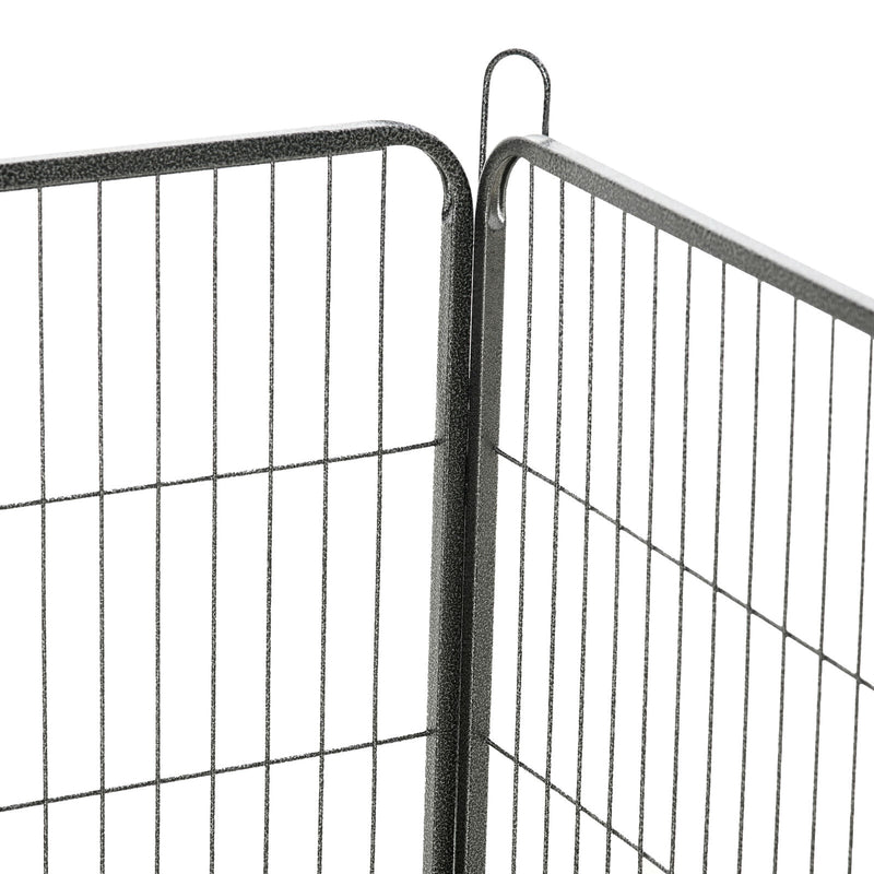 16 Panels Pet Playpen, 31.5" Heavy-Duty Dog Fence DIY Design w/ Doors, Latch