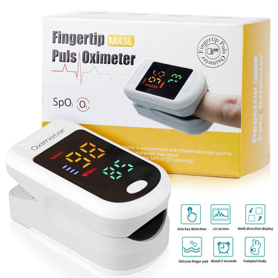 LED Display Digital Finger Pulse Oximeter Blood Oxygen Saturation SpO2 Monitor