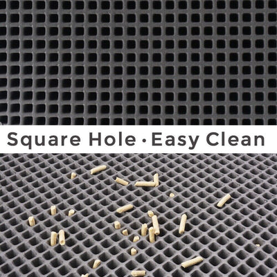 Cat Litter Mat Anti-Tracking Mat Honeycomb Double Layer Waterproof Urine Proof