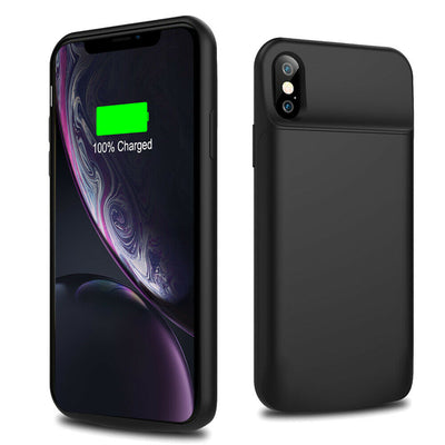 [5200mAh] Ultra-Slim Portable Battery Case for iPhone Xs / X (5.8 inch) - Black