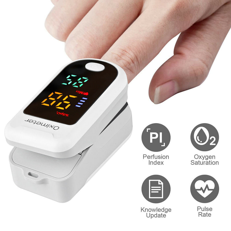 LED Display Digital Finger Pulse Oximeter Blood Oxygen Saturation SpO2 Monitor