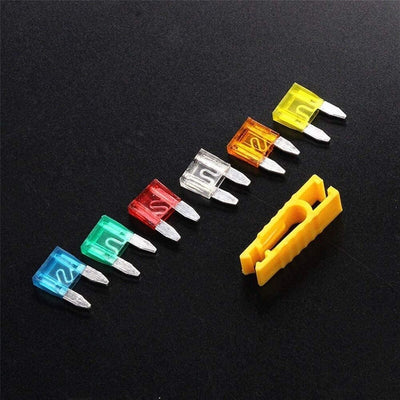 120pc 5-30A Micro Mini Blade Fuse Car Auto Bus Low Profile Assorted Vehicle Set