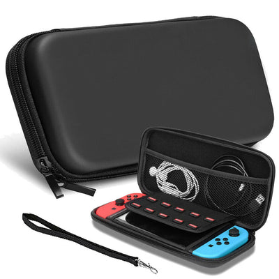 Carrying Travel Game Bag + TPU Case + Tempered Glass + Caps for Nintendo Switch