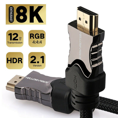 V2.1 8K Premium BRAIDED HDMI Cable Ultra Fast 48Gbps HD UHD Smart HDTV HDR 3D 4K