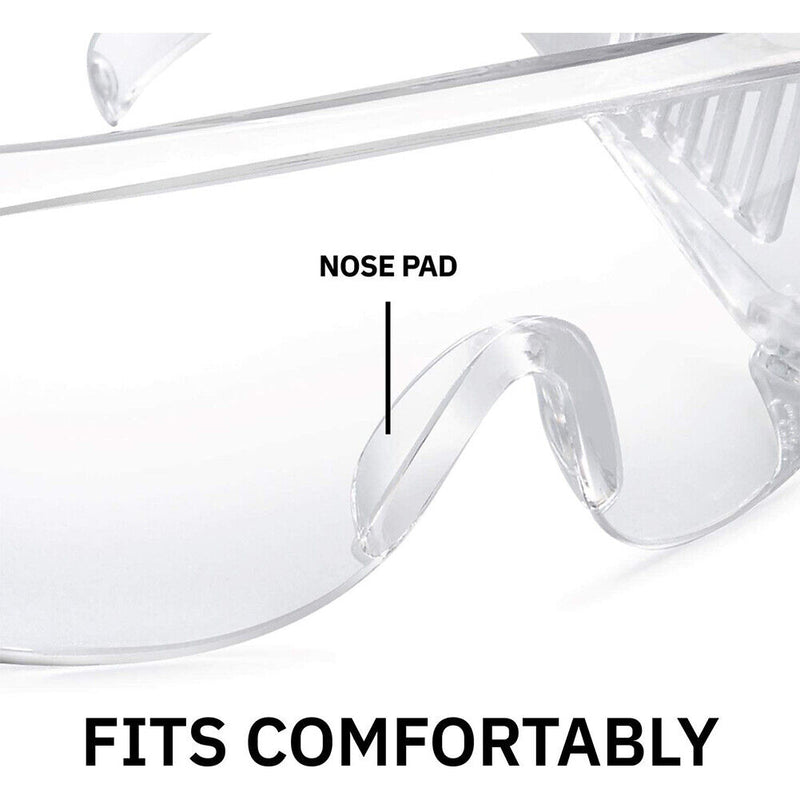 Safety Glasses Over Glasses Goggles Protective Eyewear for Work Lab Men Women CA