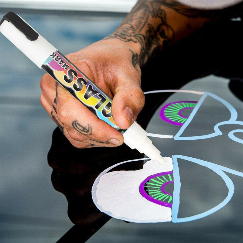 12PCS Dry Erase Chalk Markers for Chalkboards, Signs, Windows, Blackboard, Glass