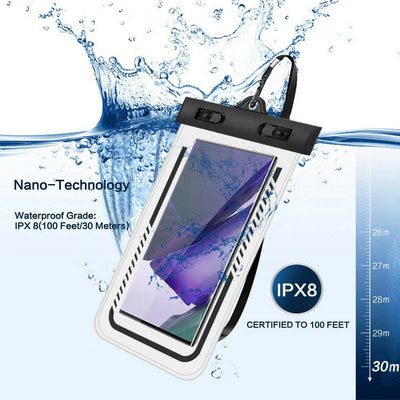 Universal Waterproof Phone Case Dry Bag for Samsung Galaxy S21 20 10 Note 20 Lot