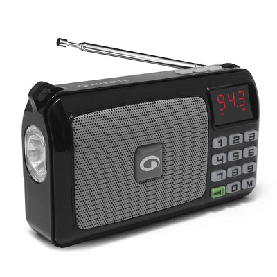 Portable Digital Radio Speaker Mini FM Radio USB TF MP3 Music Player Telescopic