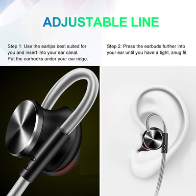 Ergonomic in-Ear Headphone with Magnetic Design & Stereo Sound for Apple Android