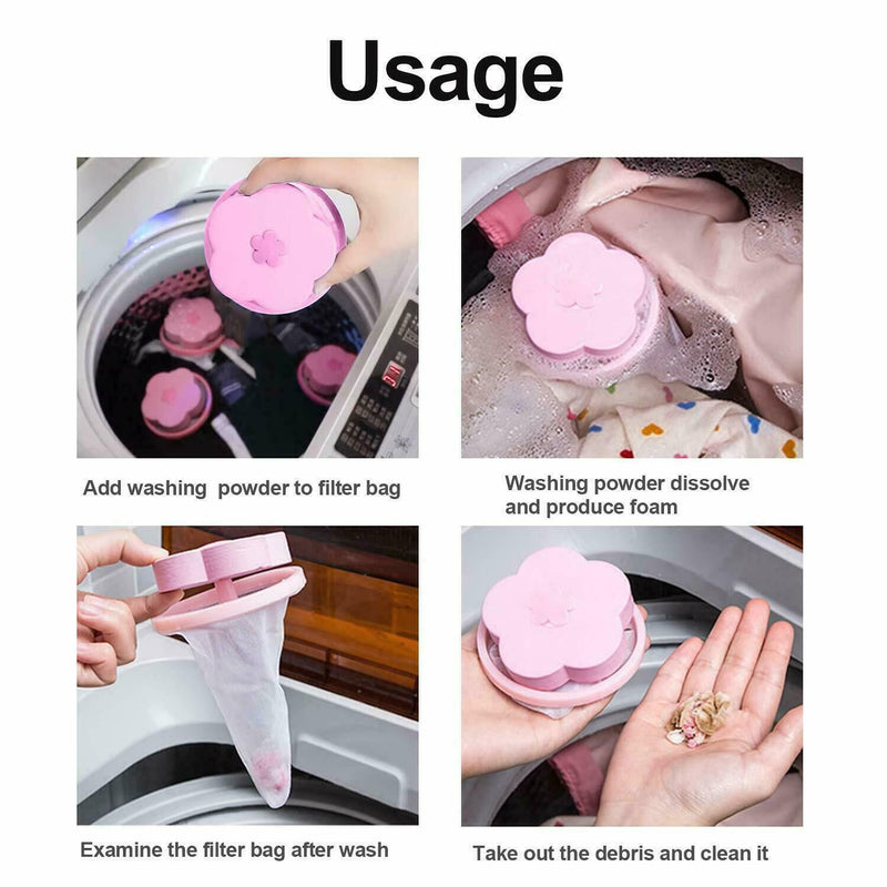 Filter Bag  Pet Hair Catcher Remover Tool for Washing Machine Household Tool