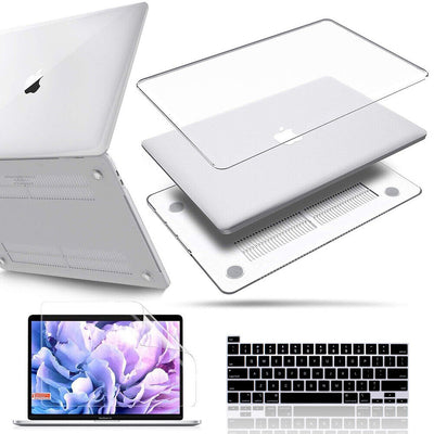 MacBook Pro 13" A2159 A1989 A1708 Clear Case + Keyboard Cover + Screen Protector