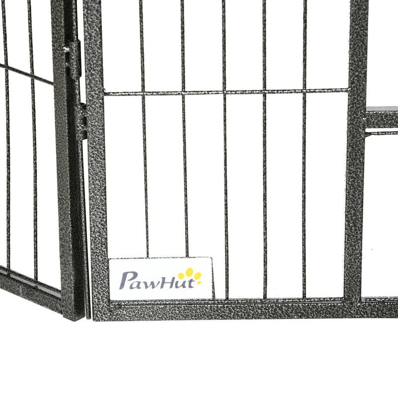 16 Panels Pet Playpen, 31.5" Heavy-Duty Dog Fence DIY Design w/ Doors, Latch