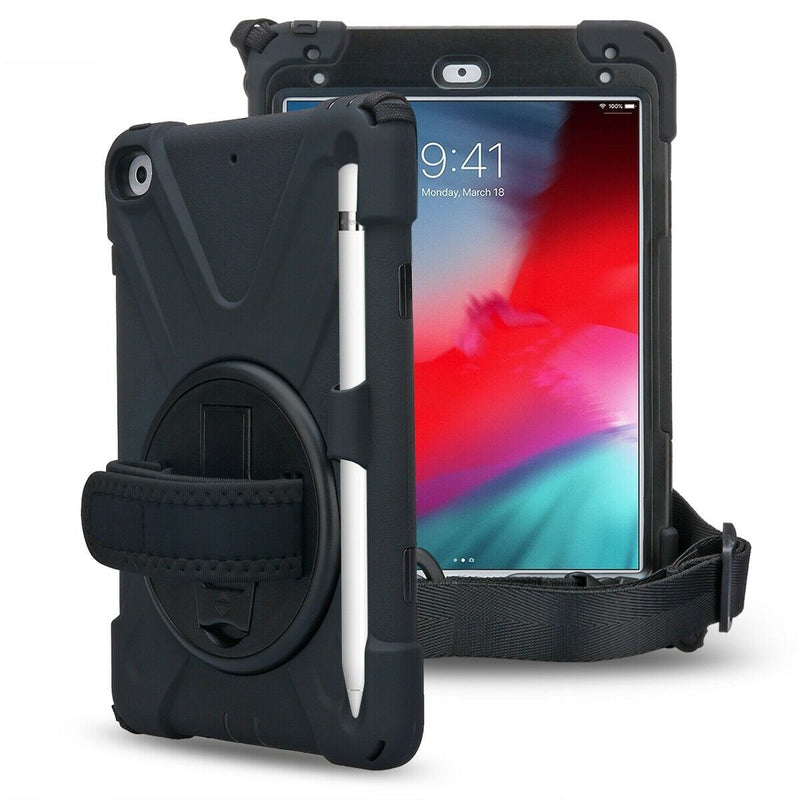 For iPad 7th 10.2, Air3, Pro 12.9" 2020 360 Heavy Duty Rugged Shockproof Case CA