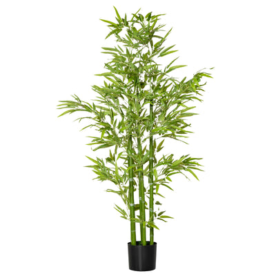 5 Feet Artificial Bamboo Plant Fake Tree Potted Indoor Outdoor Home Décor