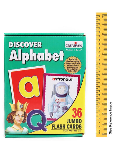 Creative&apos;s Discover Alphabet Flash Cards Education Game&amp;Puzzle Kids Xmas Gift CA
