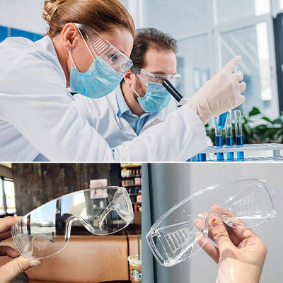 Safety Goggles Industrial Goggles with Anti-Fog & Anti-Scratch Clear Lens 1-5PCS