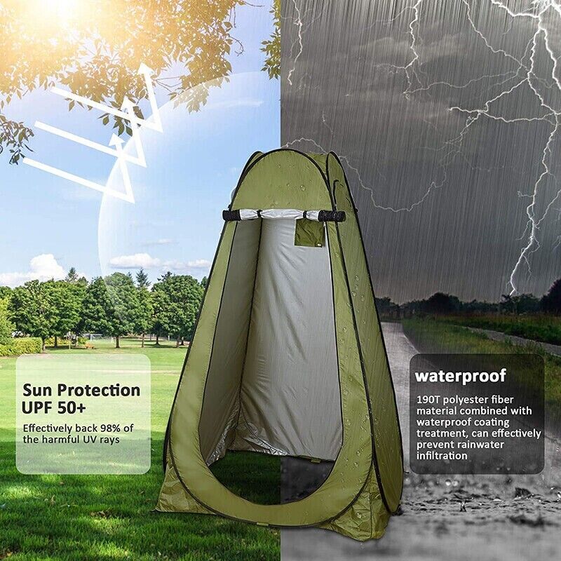 Pop Up Tent Shower Privacy Tent Camping Toilet Changing Room Shelter Portable