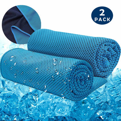 Quick Dry Fitness Ice Cold Towel for Instant Relief Use as Cooling Neck Headband