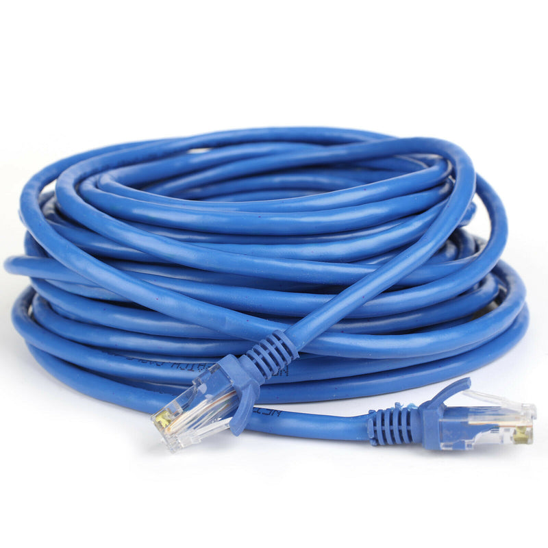 Ethernet Network Patch Cable | CAT6, AWG24, CCA, UTP, RJ45 - 6 10 25 50 75 100FT