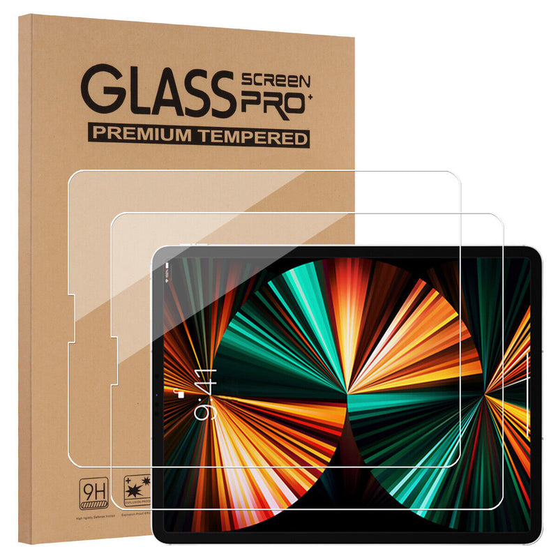 For Apple iPad Pro 11"/12.9" M1 2021 Ultra HD 9H Tempered Glass Screen Protector