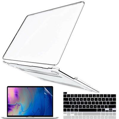 MacBook Pro 13" A2251 A2289 2020 Clear Case + Keyboard Cover + Screen Protector