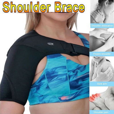 Shoulder Brace Support Compression Sleeve Torn Rotator Cuff AC Joint Pain Relief